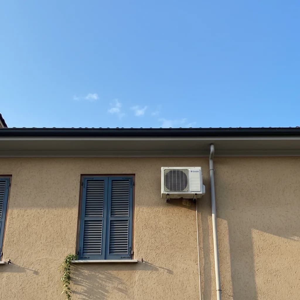 Installazione unità esterna su balcone Milano